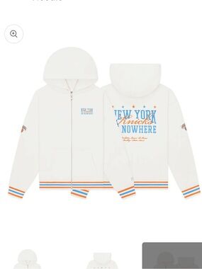 New York Or Nowhere Knicks zip up hoodie